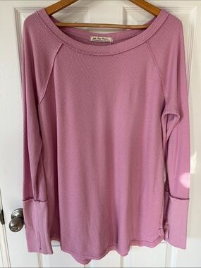 We The Free Oversized Waffle Knit Top Extra Large